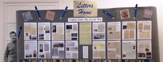 Display - Letters home World War 1